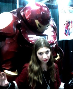 day 1- scarlet witch with hulkbuster